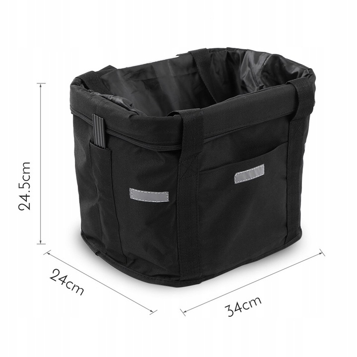 KOSZYK NA KIEROWNICĘ DO ROWERU + TORBA 10L