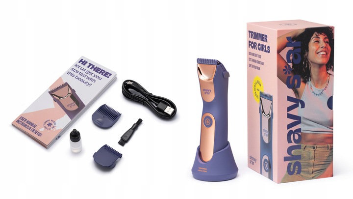 Damska Maszynka do Golenia Miejsc Intymnych Golarka do Ciała Nóg Shavy Star