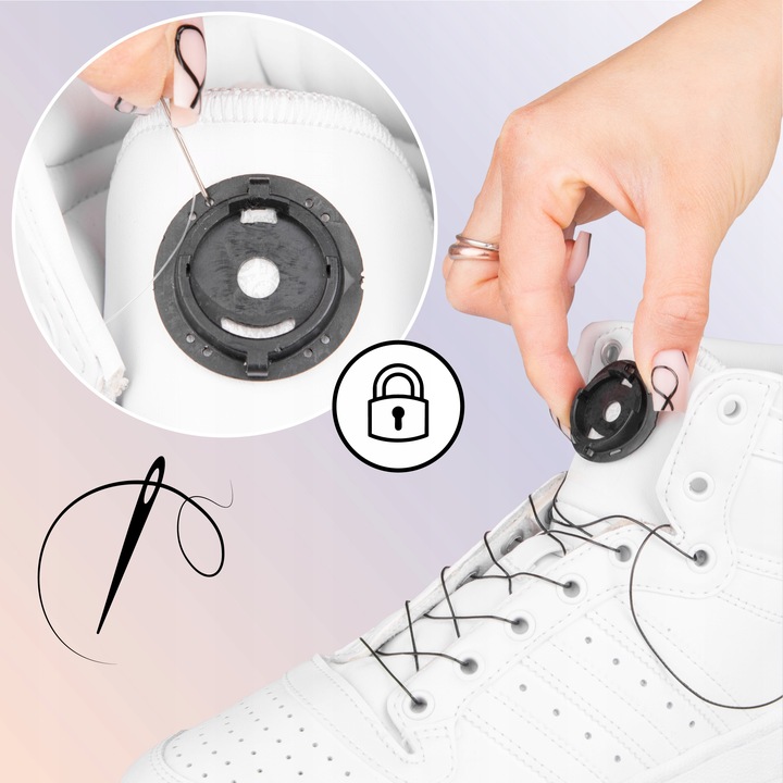 Automatyczne sznurówki linki BEZ WIĄZANIA z obrotowym systemem BOA