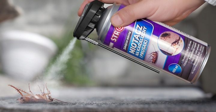 MIOTACZ NA KARALUCHY ŚRODEK NA KARALUCHY AEROZOL Z RURKĄ STRONG 400 ML