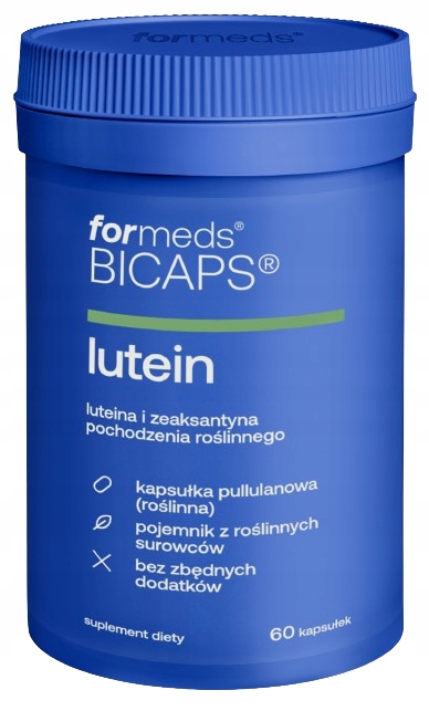 FORMEDS BICAPS LUTEIN 60 KAPS LUTEINA I ZEAKSANTYNA WZROK