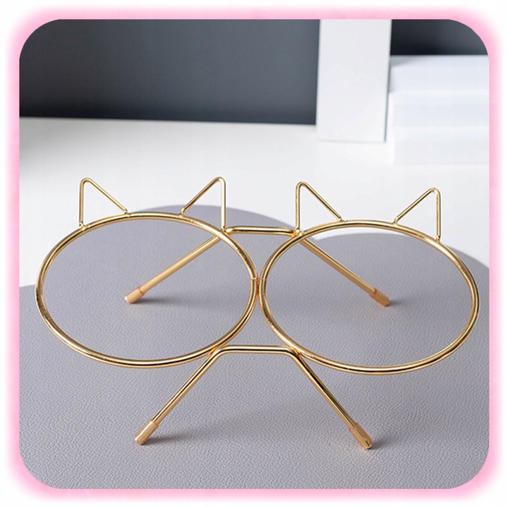 MISKA DLA KOTA PSA PODWÓJNA CERAMICZNA NA STOJAKU Miski ZESTAW 2SZT 2x300ml