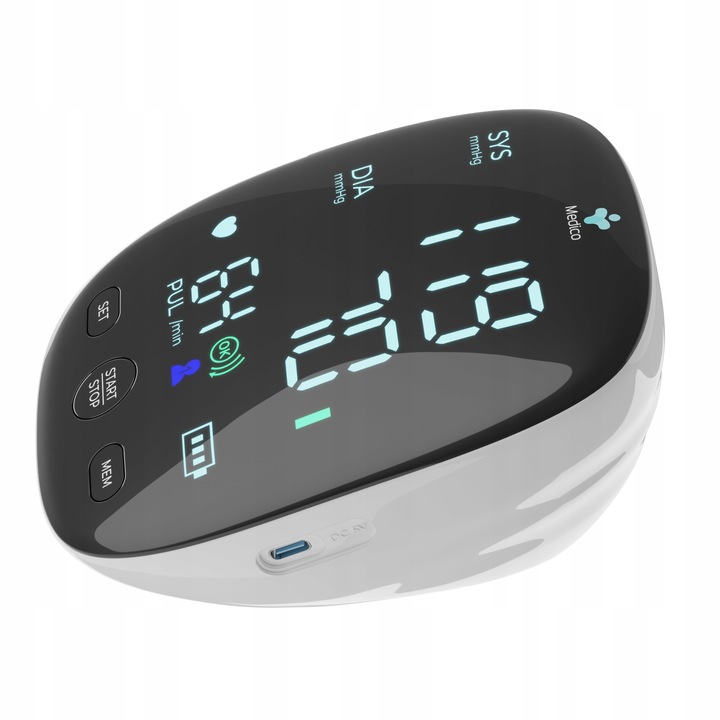 CIŚNIENIOMIERZ NARAMIENNY MEDICO ARYTMIA, EKRAN LED,USB, DZIENNICZEK GRATIS