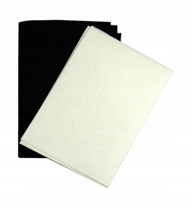 FILTR WĘGLOWY, TŁUSZCZOWY do OKAPU UNIWERSALNY komplet. Filtry do