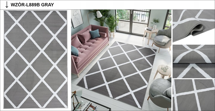 DYWAN 180x250 BCF LUXURY MIĘKKI NOWOCZESNE WZORY