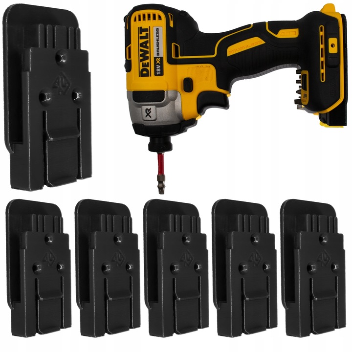 P4U 6x Uchwyt na narzędzia Dewalt 18V Flexvolt XR
