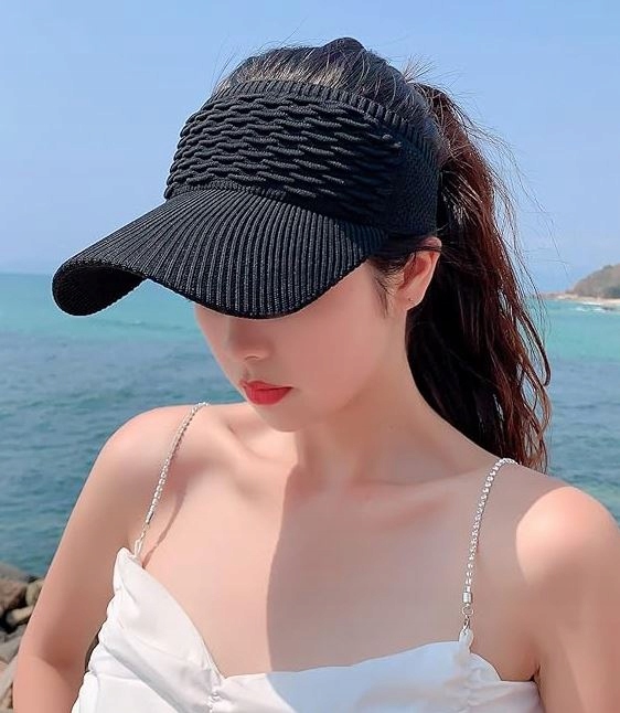 Czapka Z Daszkiem Damska Letnia Opaska Na Lato Plażę Uniwersalna Tenisowa