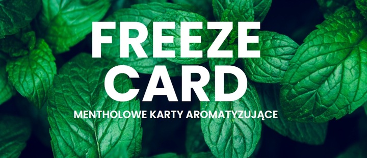 Karta aromatyzująca Freeze Card Menthol 50szt
