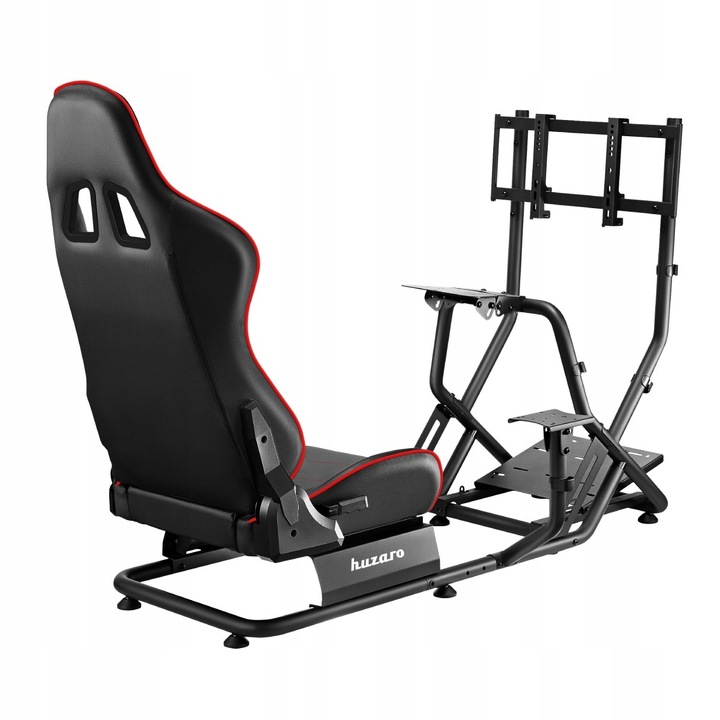KOKPIT wyścigowy GAMINGOWY do 120kg Huzaro Speed 6.0 do SIMRACINGU