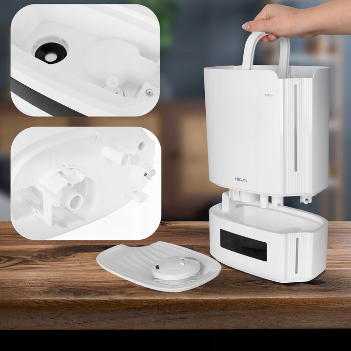 Nawilżacz powietrza ultradźwiękowy dyfuzor zapachowy MILO duży aż 5l