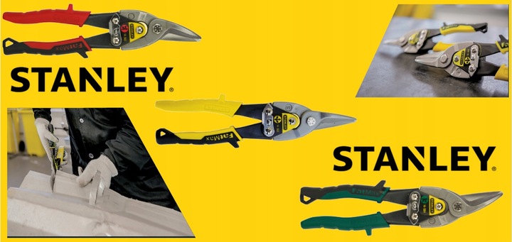 STANLEY Nozyce ciecia Blachy 14-563 Proste FatmaX