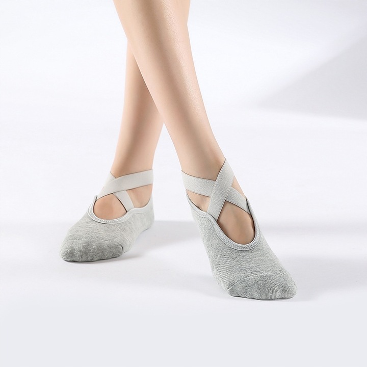 SKARPETKI DO JOGI SKARPETKI DAMSKIE DO TAŃCA DO TAŃCA PILATES x 3 pary