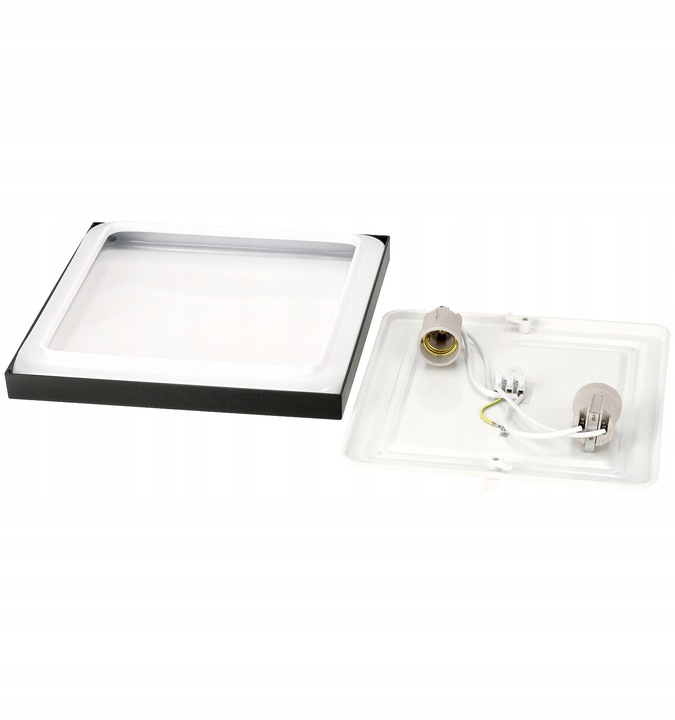 Plafon LED Lampa Sufitowa 2xE27 CZARNA IP20 LARI-S