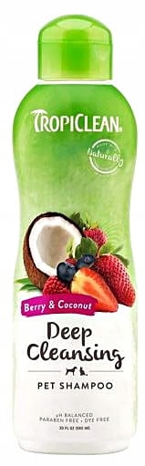 Tropiclean Deep Cleansing Berry & Coconut szampon dogłębnie myjący / 355ml