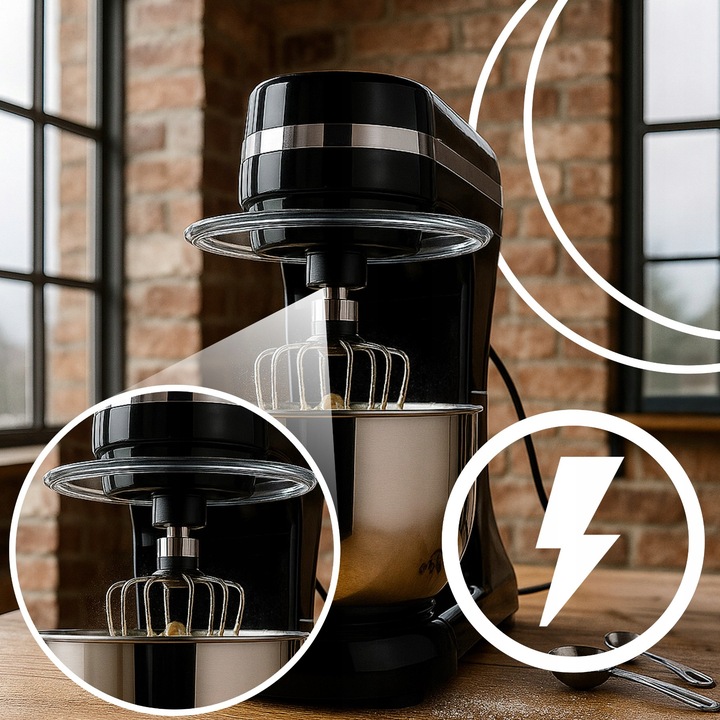 ROBOT KUCHENNY PLANETARNY Z MISĄ 6L WIELOFUNKCYJNY MIKSER 3w1 3200W XL