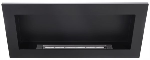 Biokominek WISZĄCY 90cm NAŚCIENNY czarny do ZABUDOWY