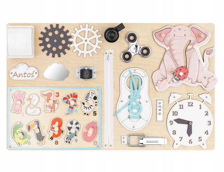 Tablica XL MANIPULACYJNA sensoryczna montessori