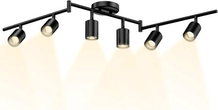 Lampa sufitowa kinkiet spot oprawa halogenowa natynkowa 6x GU10