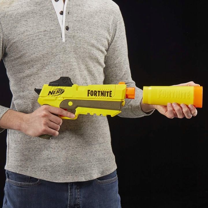 NERF FORTNITE SP-L + STRZAŁKI + OPASKA E6717