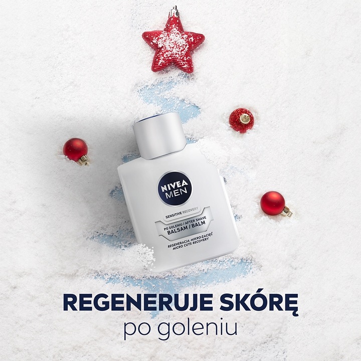 NIVEA MEN SENSITIVE RECOVERY Zestaw kosmetyków męskich do golenia na święta