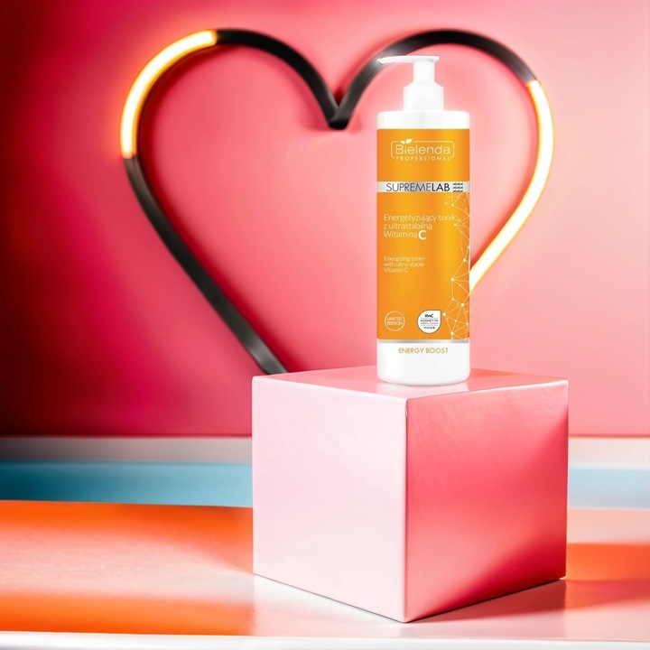 TONIK DO TWARZY BIELENDA SUPREMELAB ENERGETYZUJĄCY Z WITAMINĄ C 500ML