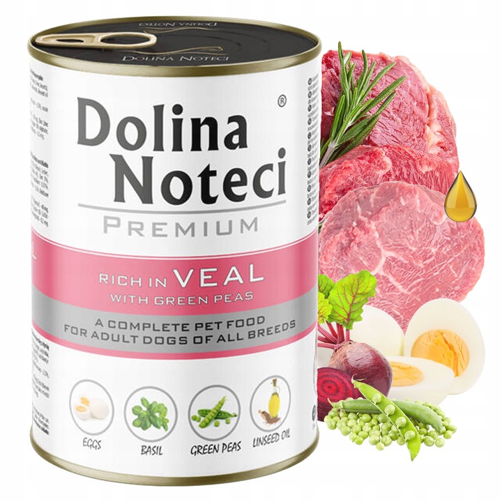 DOLINA NOTECI Premium Mix Smaków karma dla psa mokra 24 x 400g bezzbożowa