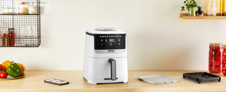 Frytkownica beztłuszczowa TEFAL Easy Fry Silence EY5521E 5l biała Air