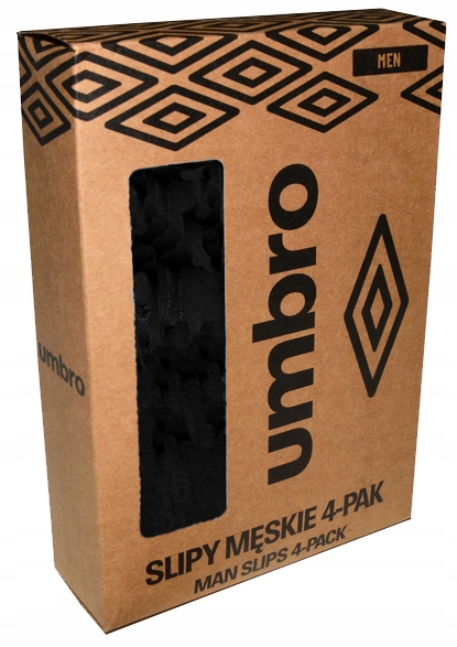 UMBRO SLIPY MAJTKI MĘSKIE 4 SZTUKI MIX KOLORÓW XXL