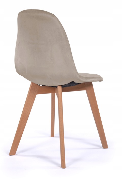 KRZESŁO TAPICEROWANE SKANDYNAWSKIE WELUR VEGAS