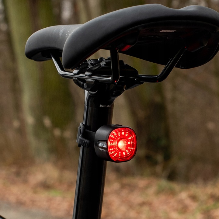 LAMPKA ROWEROWA TYLNA CZERWONA 17xLED WODOODPRONA MOCNA USB-C VAYOX