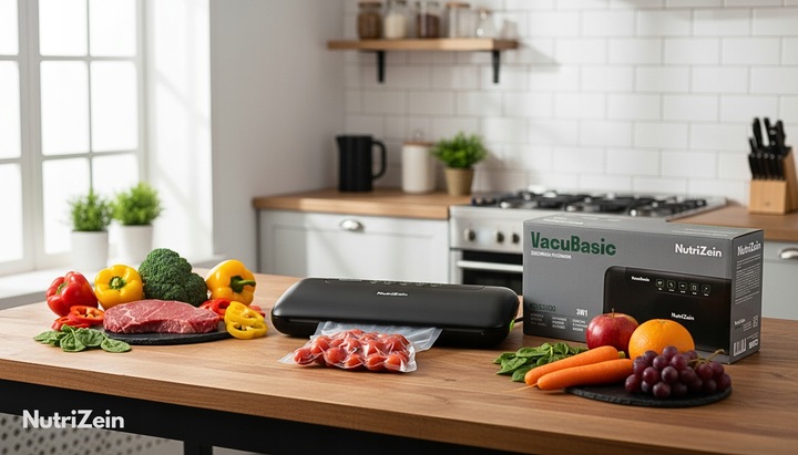 Zgrzewarka próżniowa pakowarka żywności NutriZein NZVS2000 VacuBasic