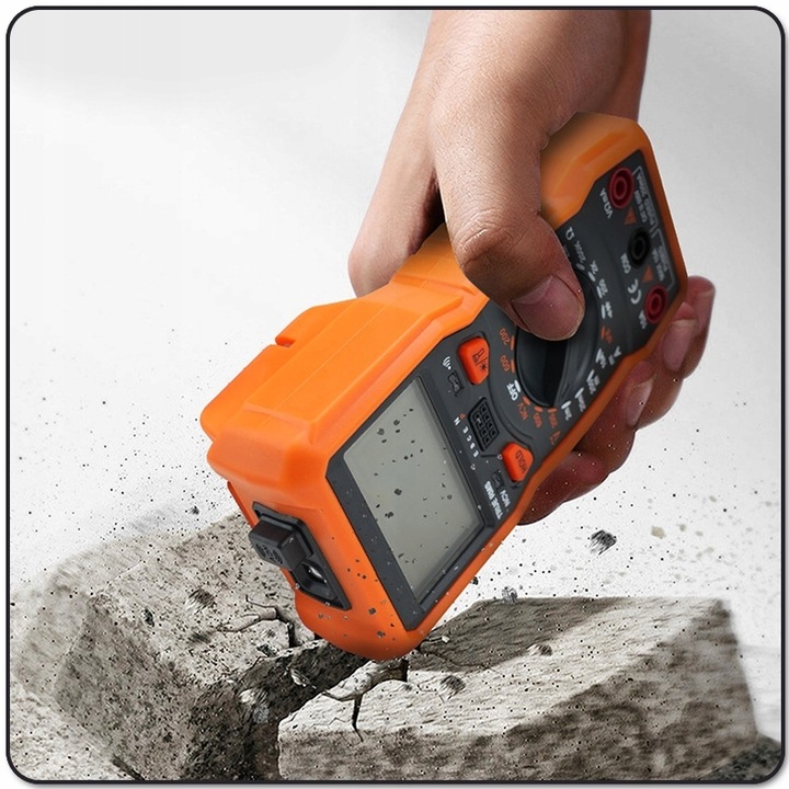 PROFESJONALNY MIERNIK POBORU PRĄDU MULTIMETR CYFROWY ELEKTRYCZNY LCD