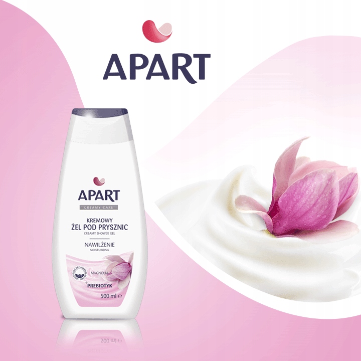 Apart Żel pod Prysznic Damski Vegan 96% Skł Pochodzenia Naturalnego 5x500ml