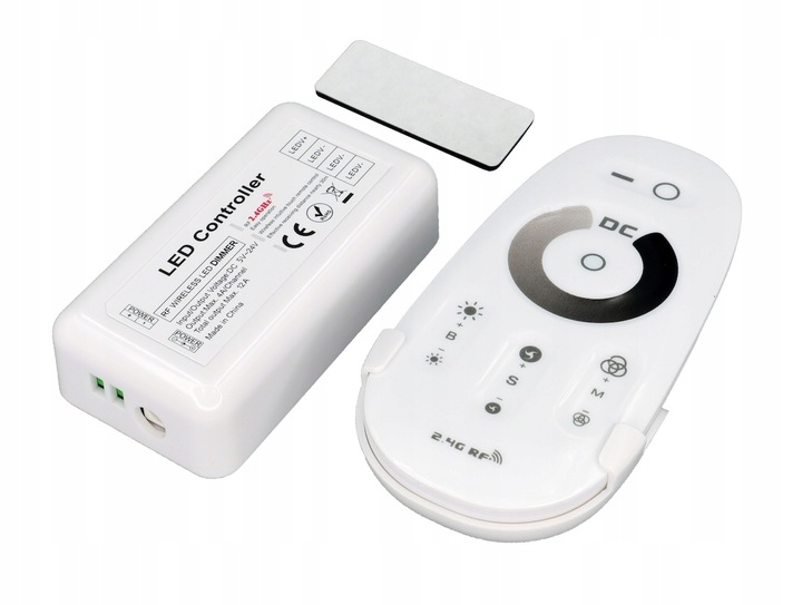 ŚCIEMNIACZ LED STEROWNIK RF RADIOWY MONO PILOT TOUCH 12A 144W UCHWYT