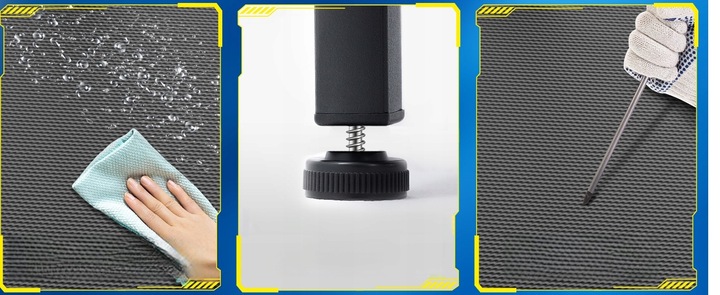 Biurko Gamingowe Narożne z półką i portem ładowania USB na Czarnym