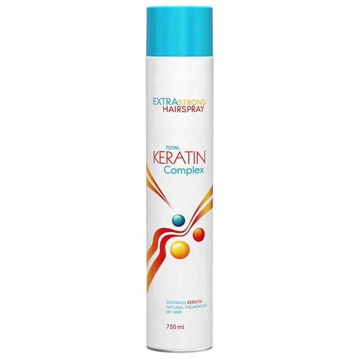 CECE TOTAL KERATIN COMPLEX LAKIER DO WŁOSÓW BARDZO MOCNY Z KERATYNĄ 750ML