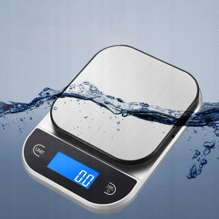 WAGA KUCHENNA 1G - 5KG DOTYKOWE PRZYCISKI ELEKTRONICZNA TIMER