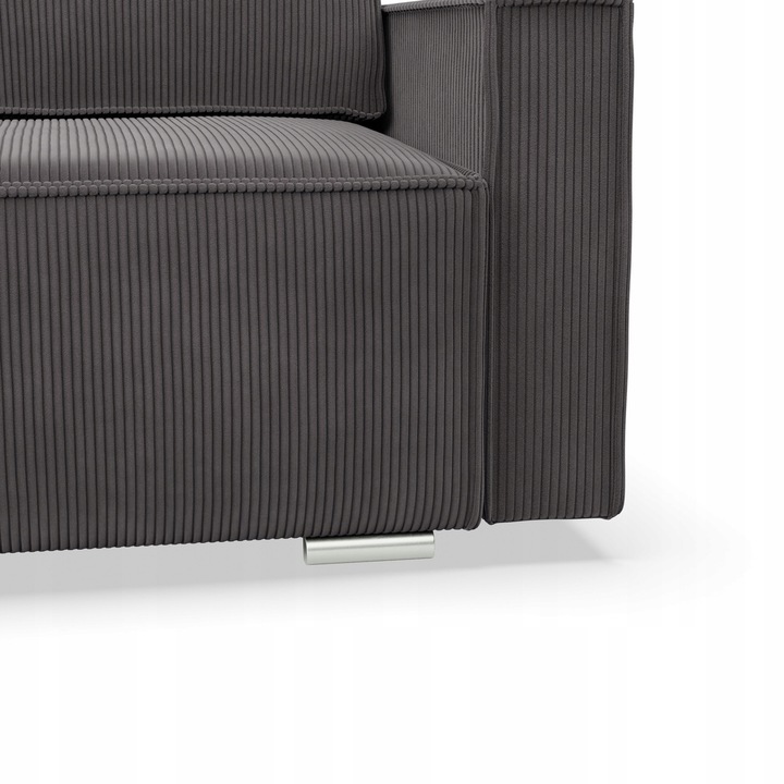 Kanapa 3 os. Duża Sofa Rozkładana z Funkcją Spania Bonell NOTO Szara