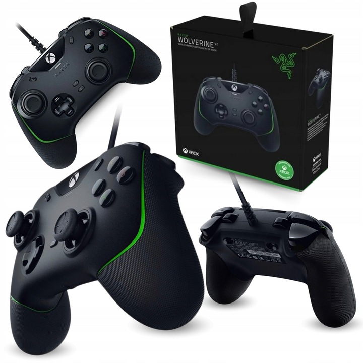 Pad przewodowy Kontroler Razer Wolverine V2 DO XBOX ONE Series X PC Czarny