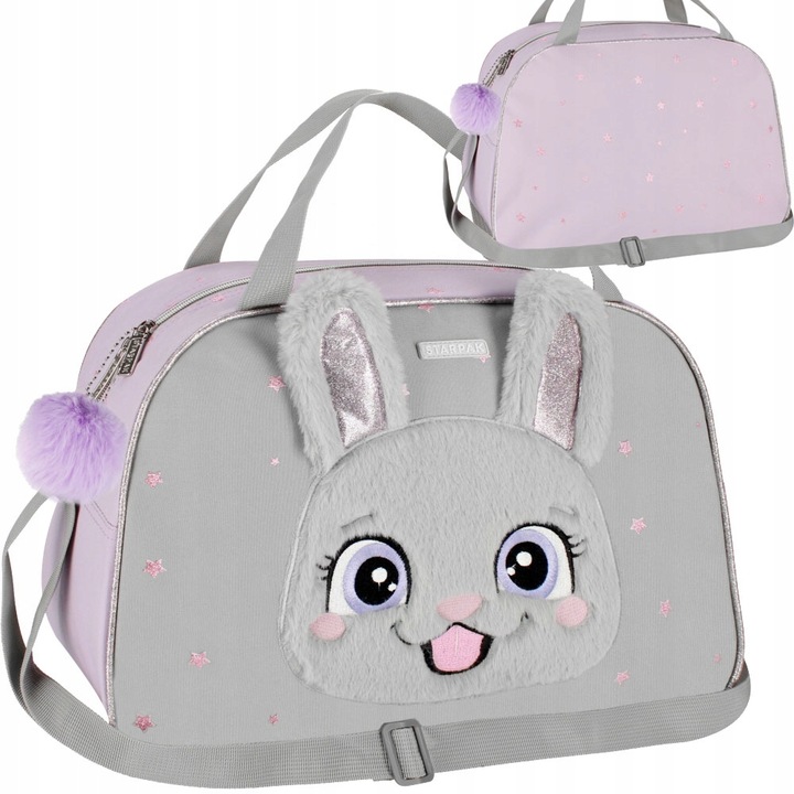 TORNISTER PLECAK SZKOLNY DLA DZIEWCZYNKI DO 1 KLASY WŁOCHACZ KRÓLIK USZY