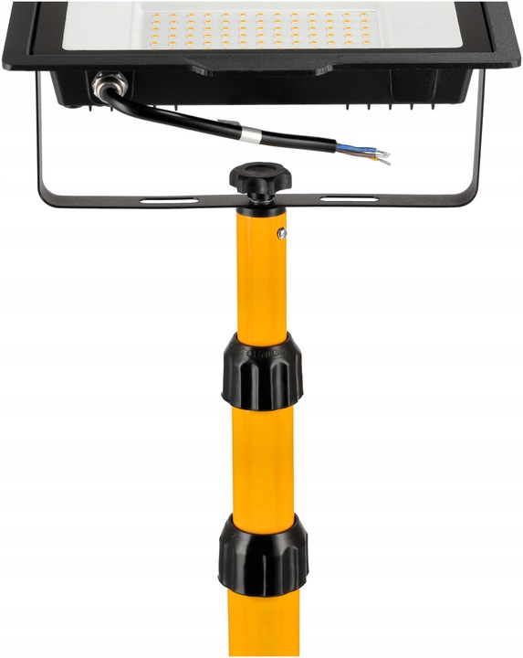 Naświetlacz halogen LED 100W + statyw budowlany