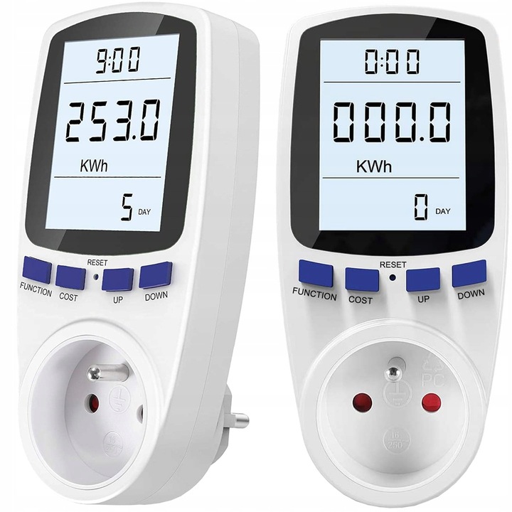 PRECYZYJNY LICZNIK WATOMIERZ POBORU PRĄDU ENERGII MIERNIK ELEKTRONICZNY