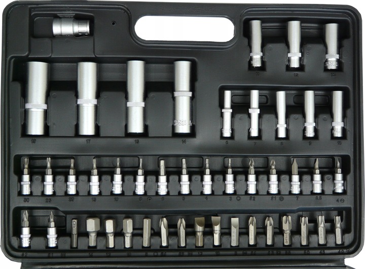 ZESTAW KLUCZY NASADOWYCH KLUCZE NASADOWE 108+ YATO TORX KOMPLET 40 SZTUK