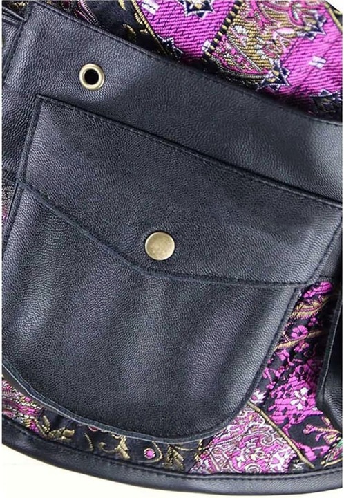 SEXY KOMPLET Gorset stringi steampunk retro vintage GOTYCKI