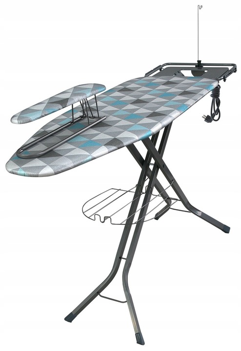 DESKA DO PRASOWANIA DUŻA 130x48 SKŁADANA DO GENERATORA PARY STACJI