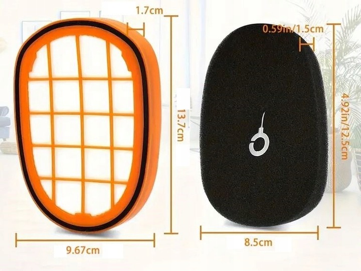 5x FILTR DO PHILIPS SPEEDPRO MAX AQUA PLUS FC5005 FC6802 8000 XC8147