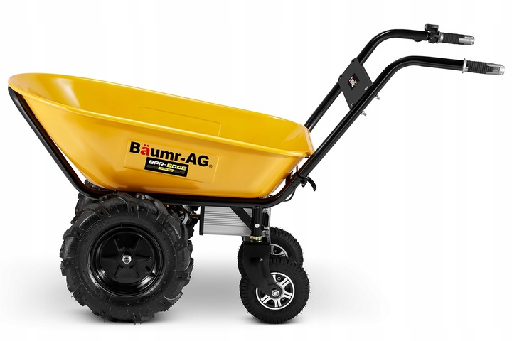 Taczka elektryczna ogrodowa wozidło budowlane 100L BAUMR-AG BPR-800E