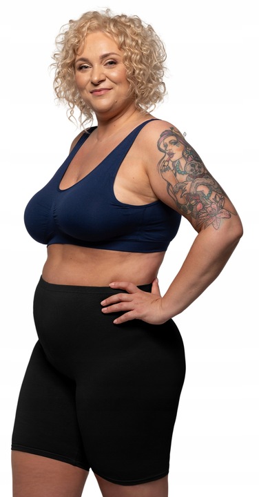 Majtki Z Nogawkami Szorty Przeciw Otarciom Ud Wysoki Stan Damskie 6XL