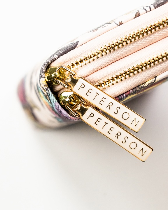 Portfel Peterson z eko skóry damski prezent na dzień matki pojemny z RFID