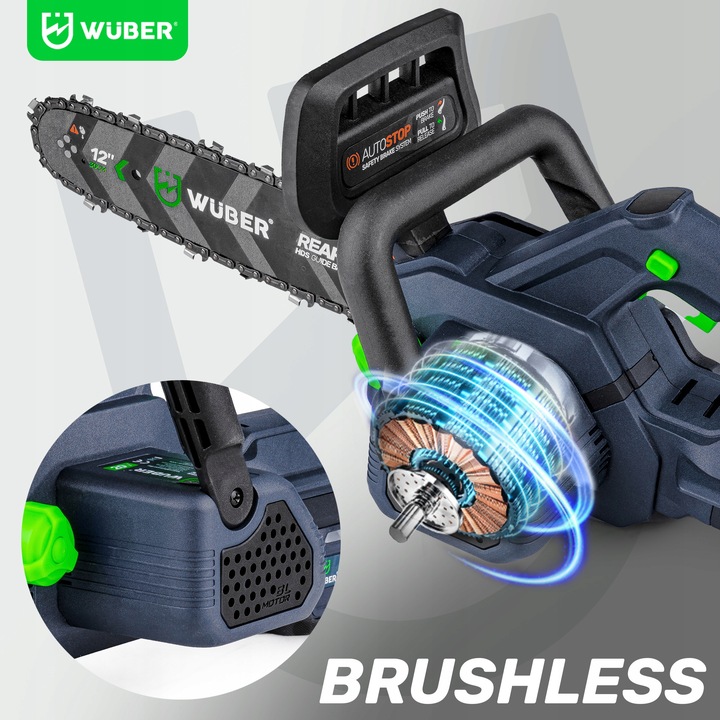 AKUMULATOROWA PILARKA PIŁA ŁAŃCUCHOWA GAŁĘZIÓWKA DO DREWNA 2X AKU